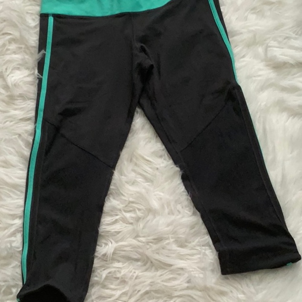 Women’s  Black and Green Leggings